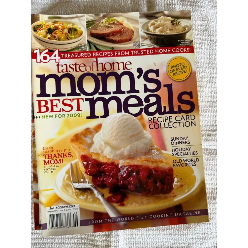 4 Taste Of Home Mini Magazines Cookbooks Lot #4